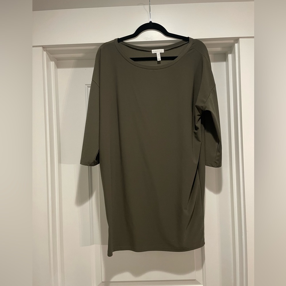 Leith: Olive green dress
